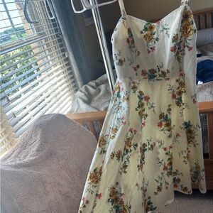 Old Navy Floral Smocked Dress
